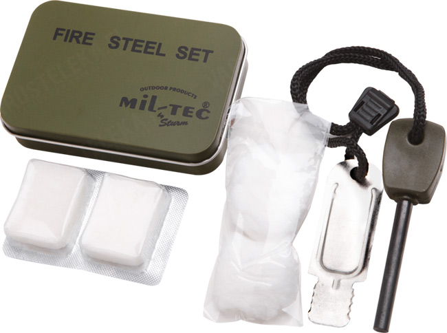 Allume-feu Fire-Steel Mill-Tec Set 