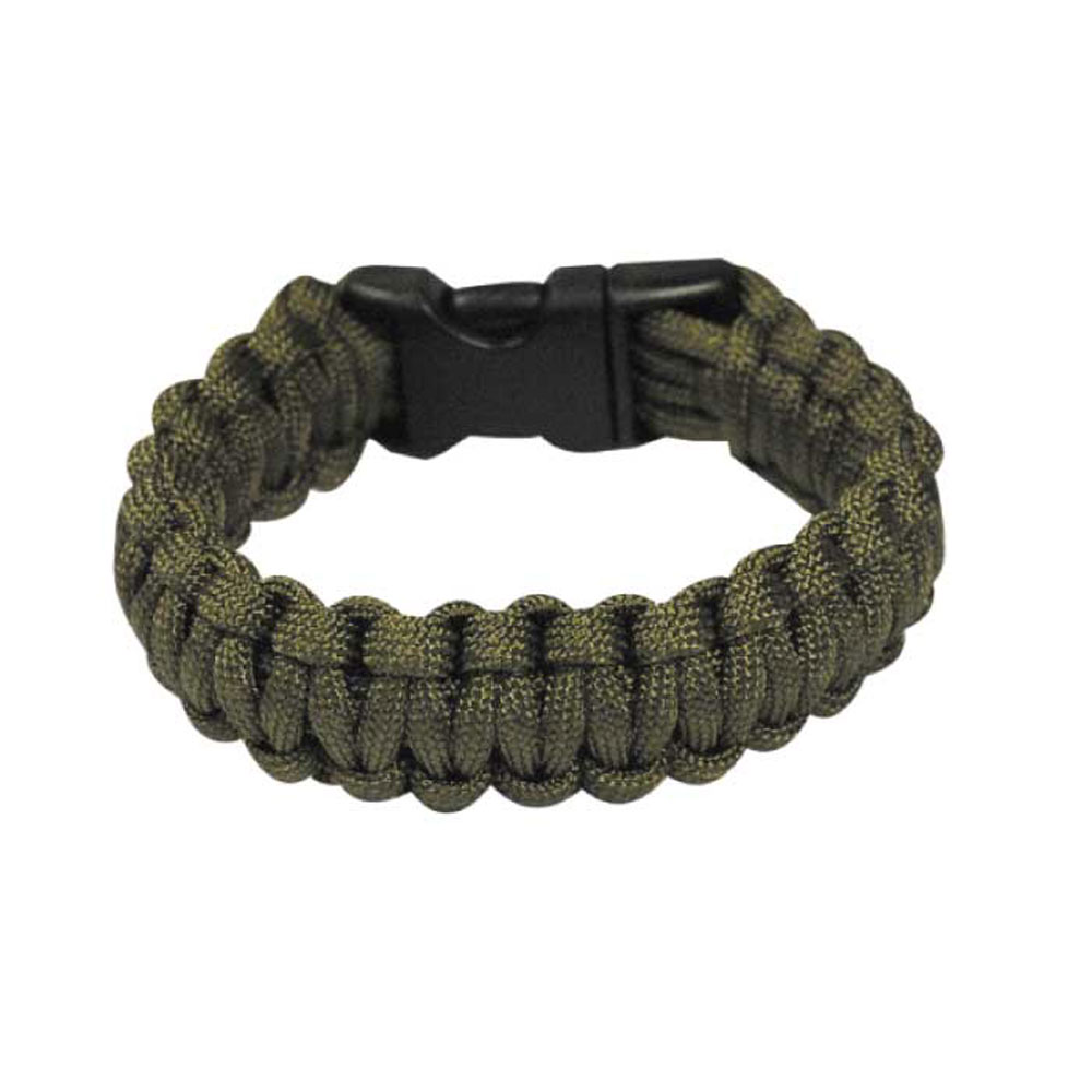 Bracelet paracorde Bulldog Tactical vert taille L 